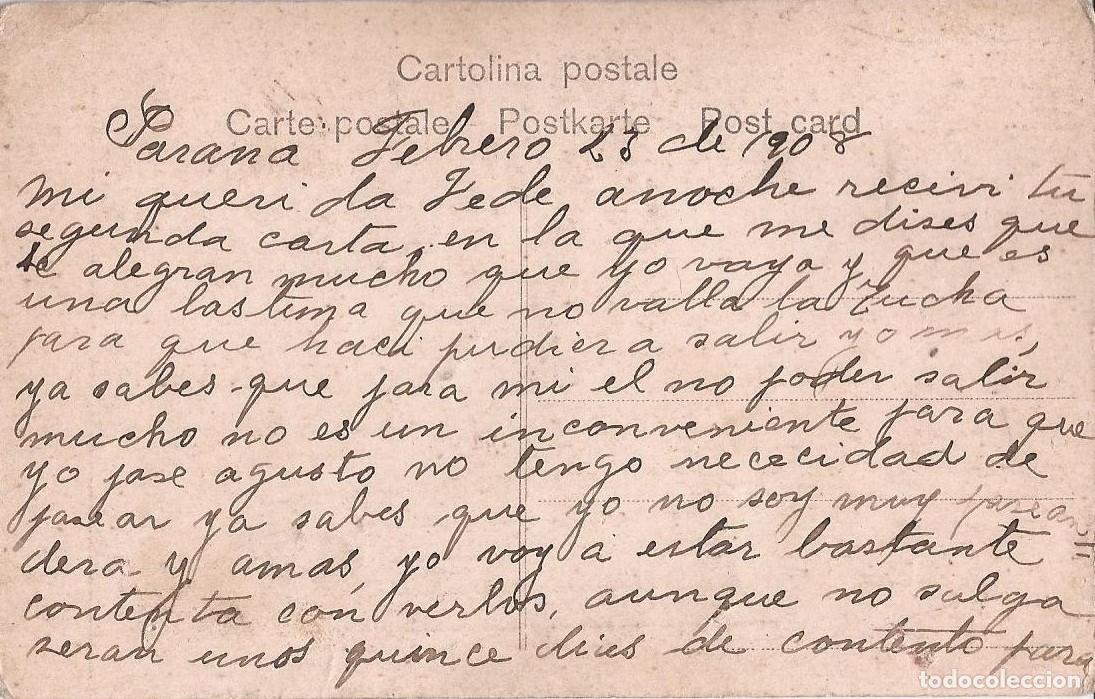 Postales: X3672 Bonitas ni&ntilde;as Postal circulada 1908 - Foto 2