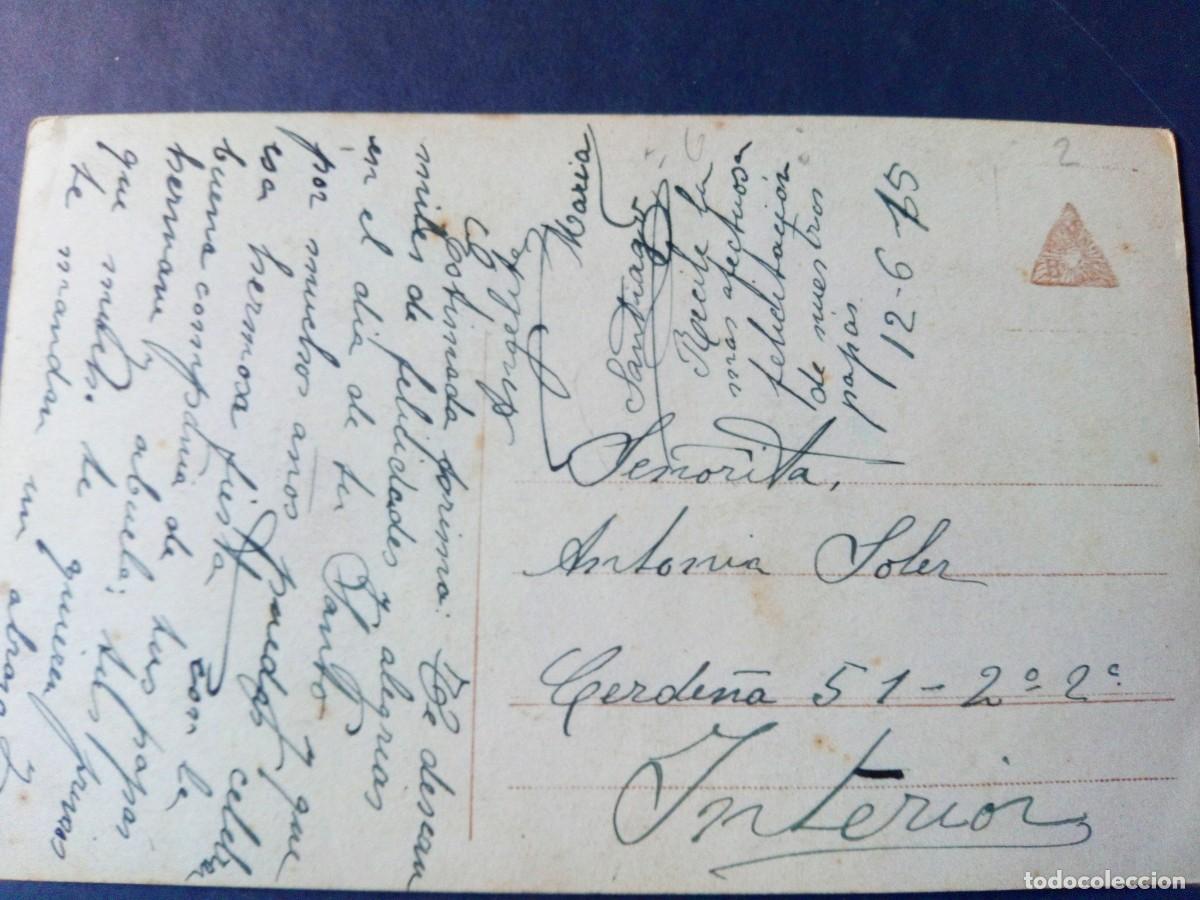 Postales: ANTIGUA POSTAL, CIRCULADA 1915 - Foto 2
