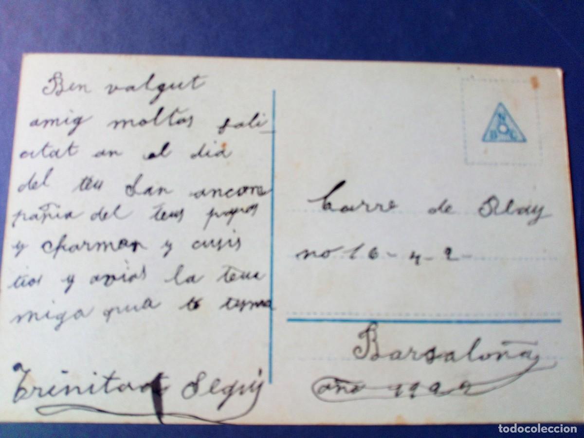 Postales: ANTIGUA POSTAL COLOREADA, CIRCULADA 1902 - Foto 2