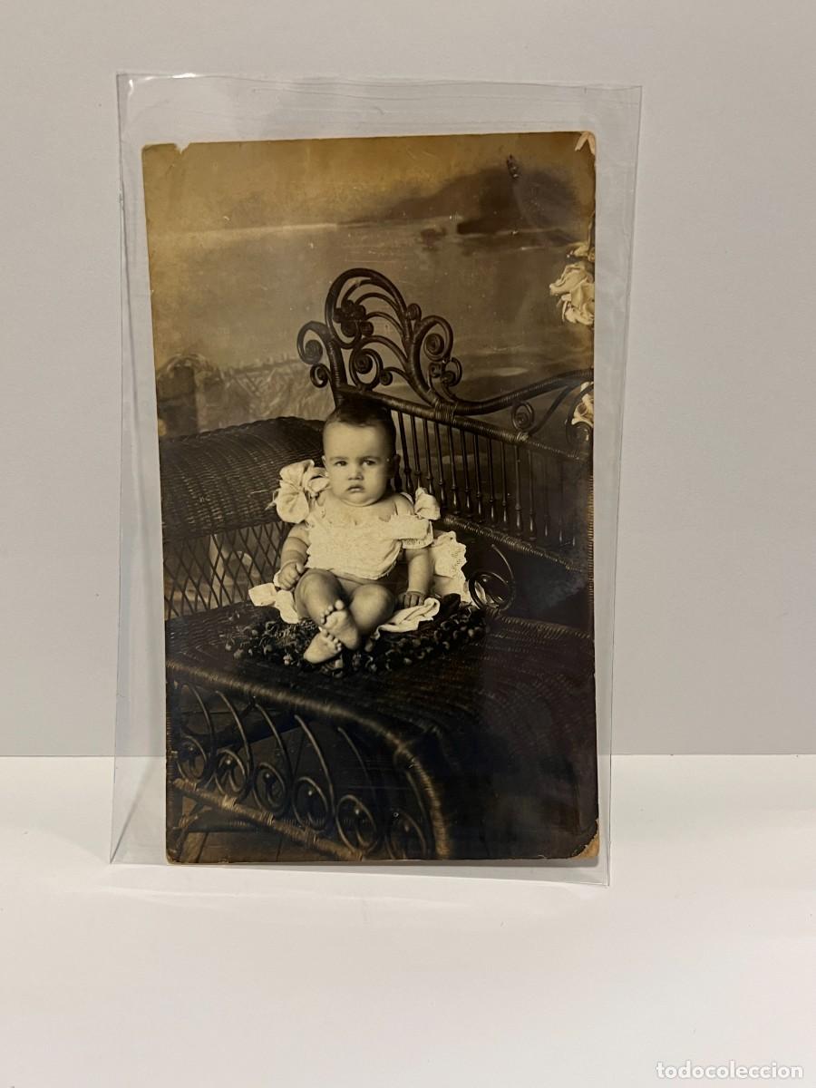 Postales: TARJETA POSTAL. INFANTIL. BEB&Eacute; SENTADA - Foto 1