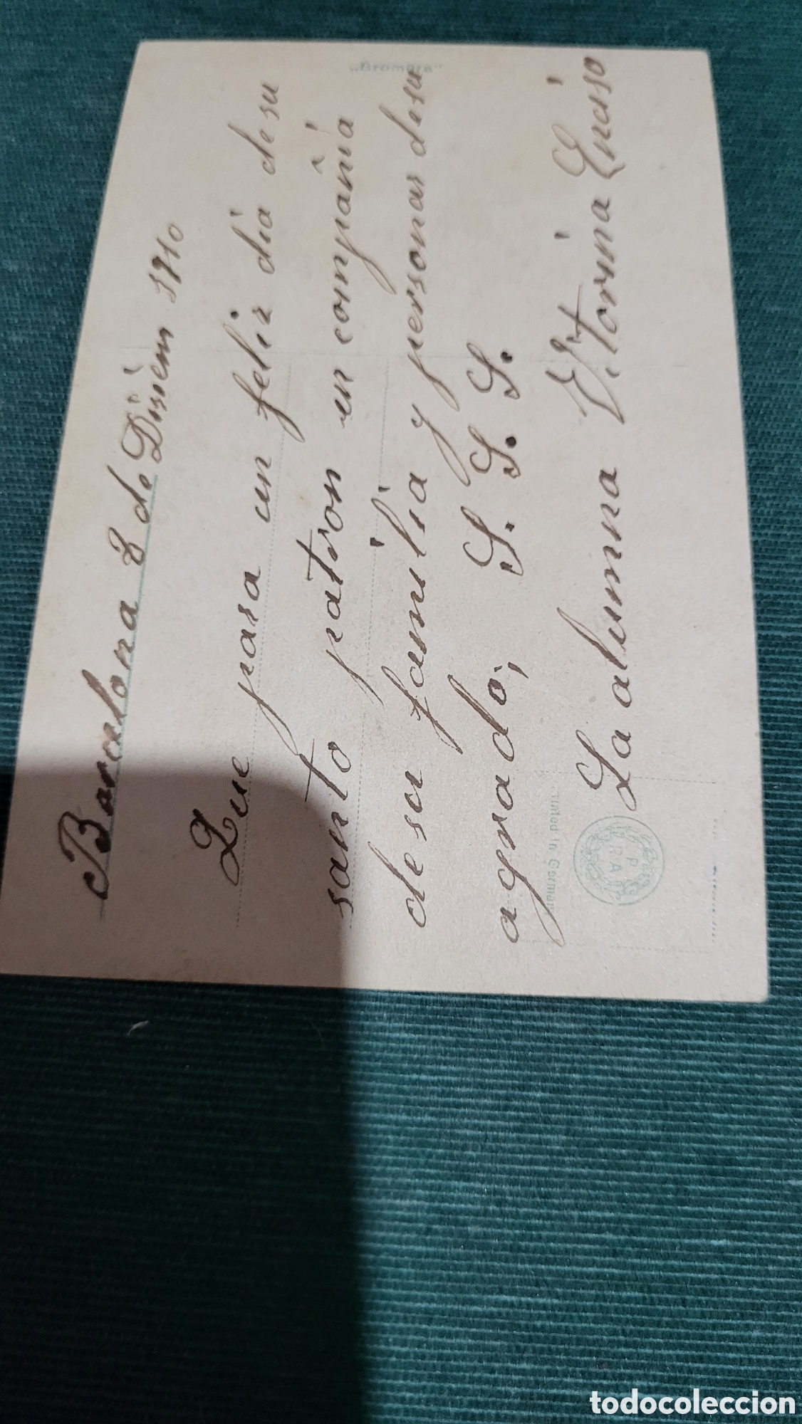 Postales: Tarjeta Postal usada 1910 - Foto 2