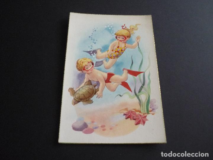 Postales: NI&Ntilde;OS POSTAL ILUSTRADA - Foto 1