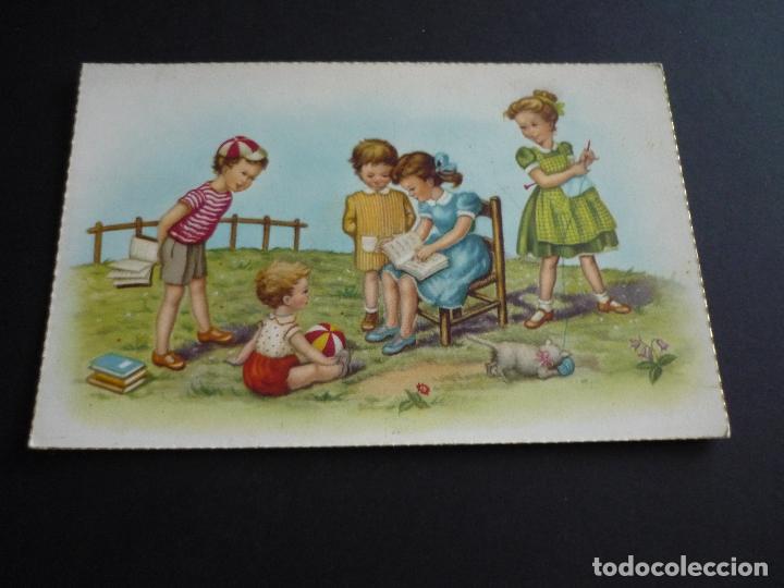 Postales: NI&Ntilde;OS POSTAL ILUSTRADA - Foto 1