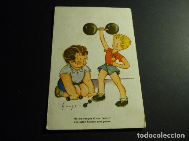 Postales: NI&Ntilde;OS GIMNASTAS POSTAL - Foto 1