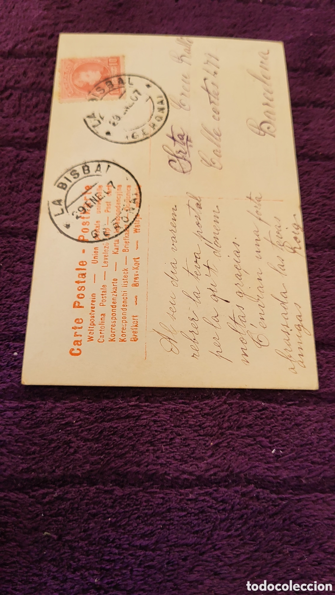 Postales: Tarjeta Postal usada - Foto 2