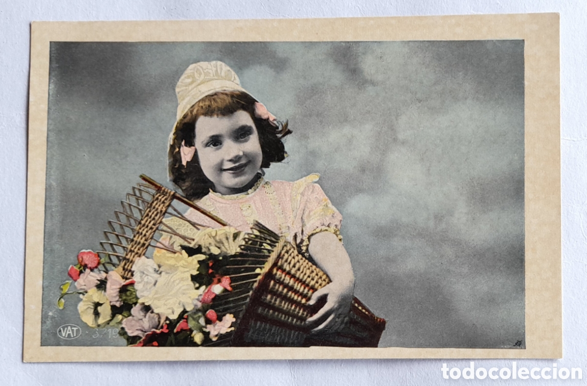 Postales: Postal infantil. VAR - 3719. Dedicada. - Foto 1