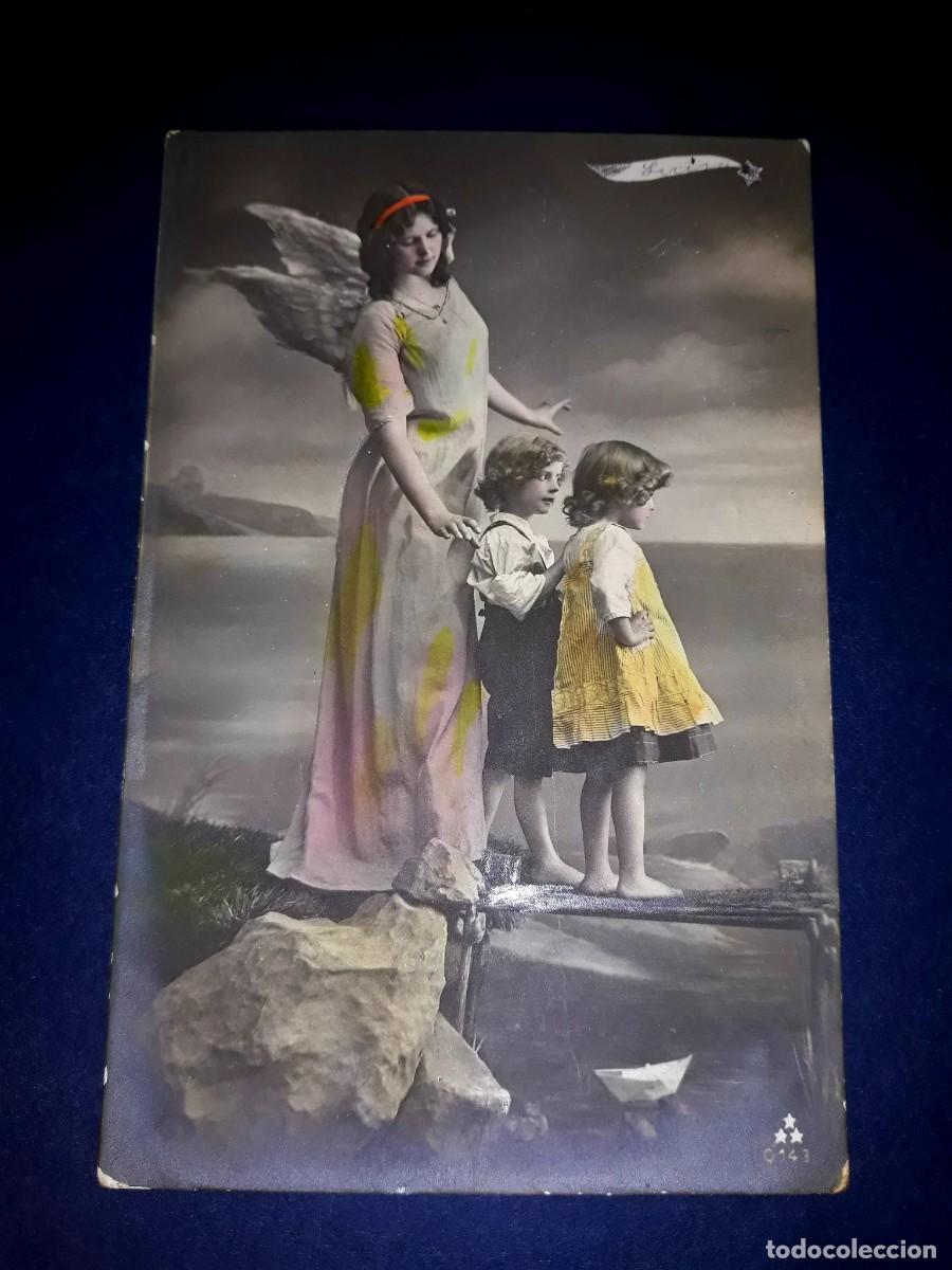 Postales: Antigua Postal Escrita y Sellada 1914 - Foto 1