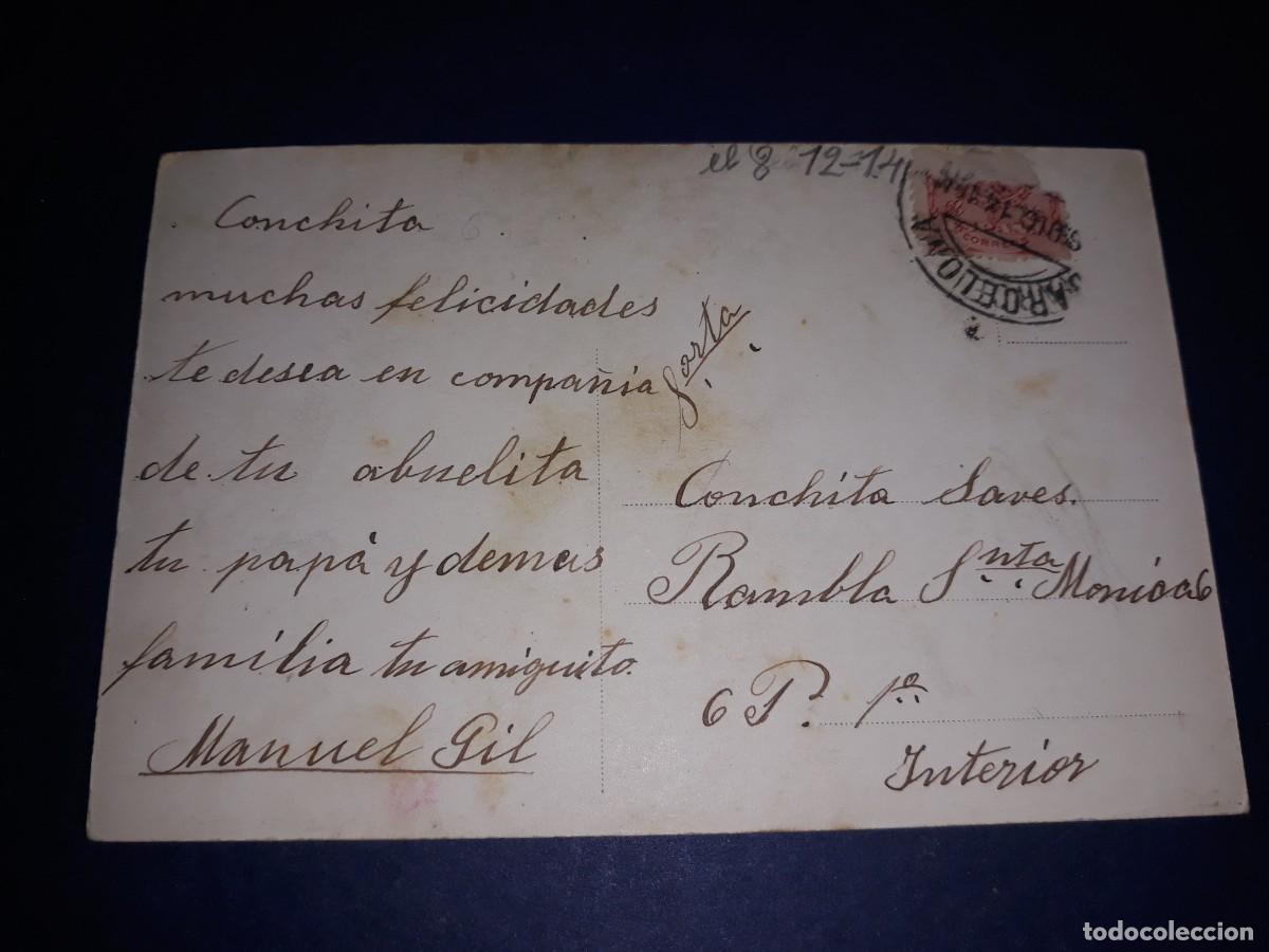 Postales: Antigua Postal Escrita y Sellada 1914 - Foto 2