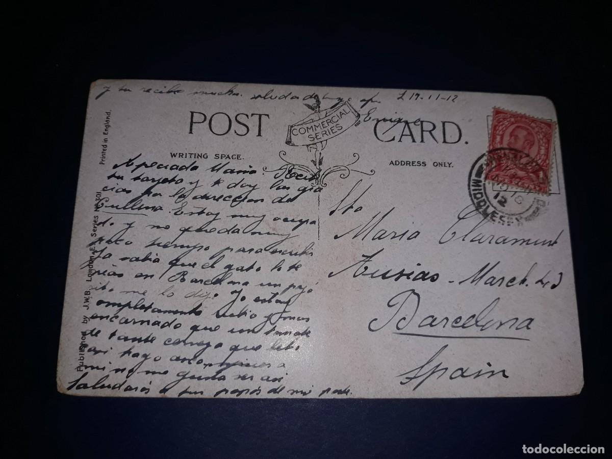 Postales: Antigua Postal Escrita y Sellada 1912 - Foto 2