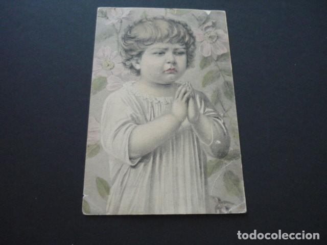 Postales: NI&Ntilde;O REZANDO POSTAL - Foto 1