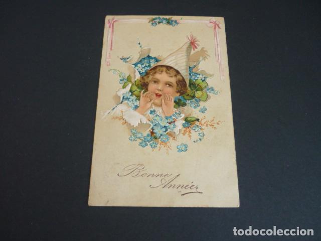 Postales: NI&Ntilde;O CON FLORES POSTAL - Foto 1
