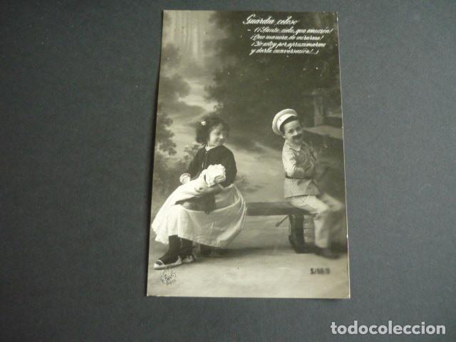 Postales: NI&Ntilde;ERA Y GUARDIA POSTAL - Foto 1