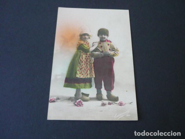 Postales: NI&Ntilde;OS HOLANDESES POSTAL - Foto 1