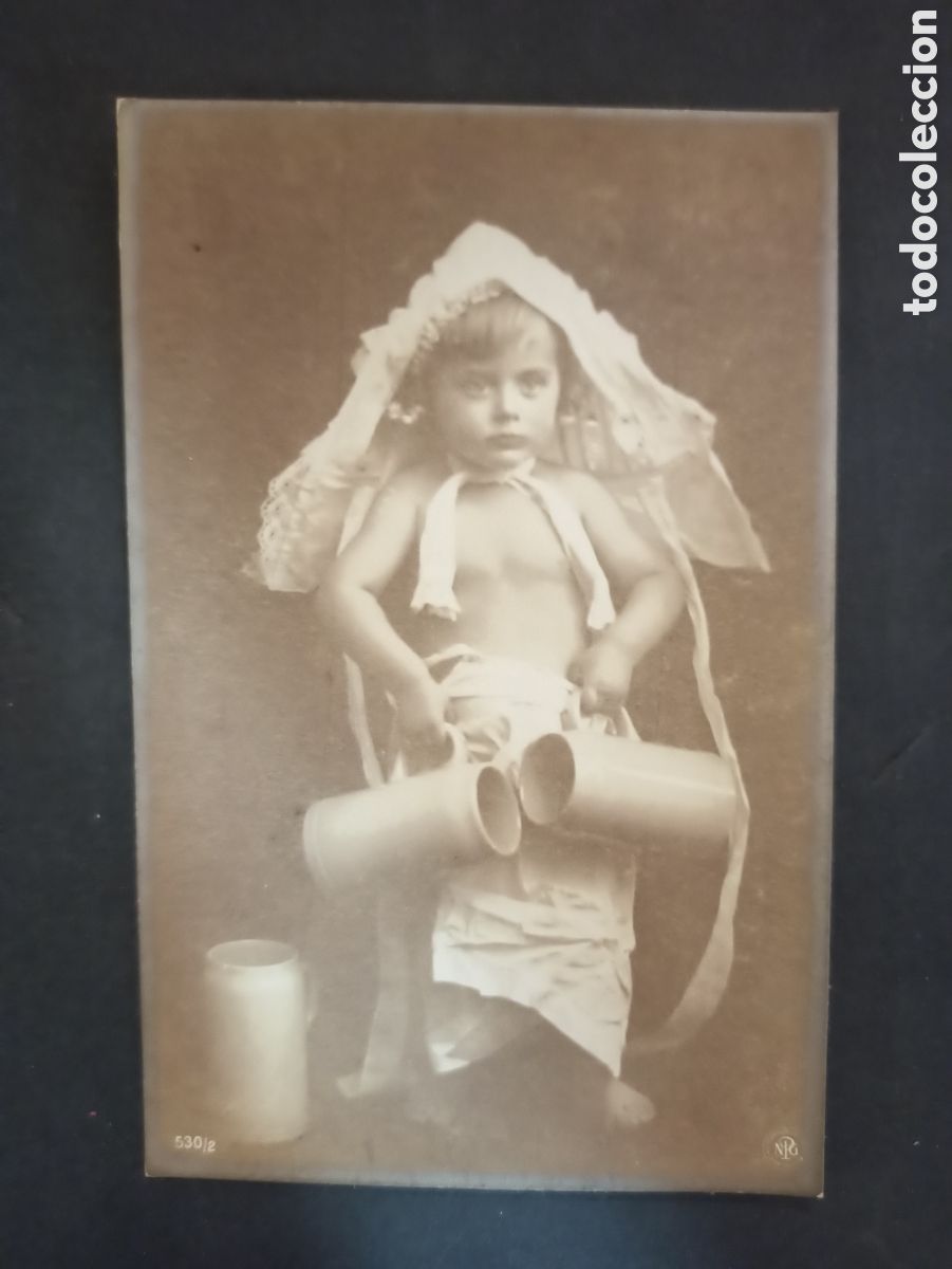Postales: Postal antigua infantil. Sin circular. - Foto 1