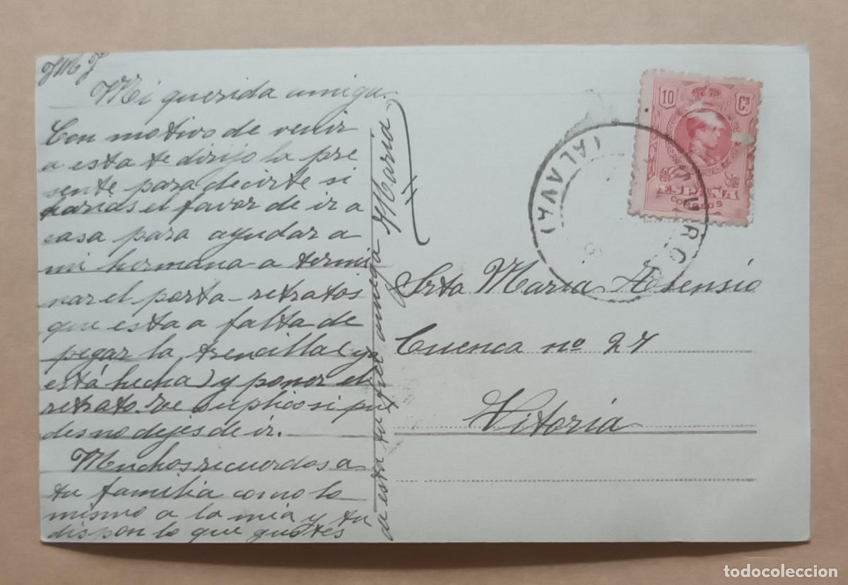 Postales: POSTAL - A&Ntilde;O 1913 - CON SELLO, CIRCULADA - Foto 2