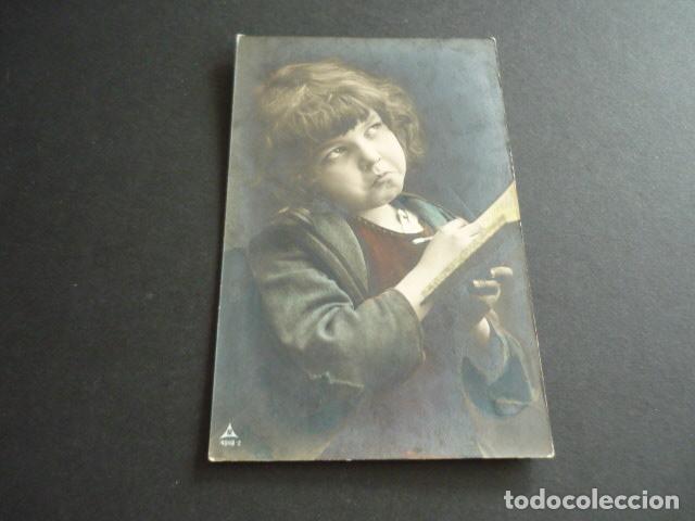Postales: NI&Ntilde;O ESCRIBIENDO POSTAL - Foto 1