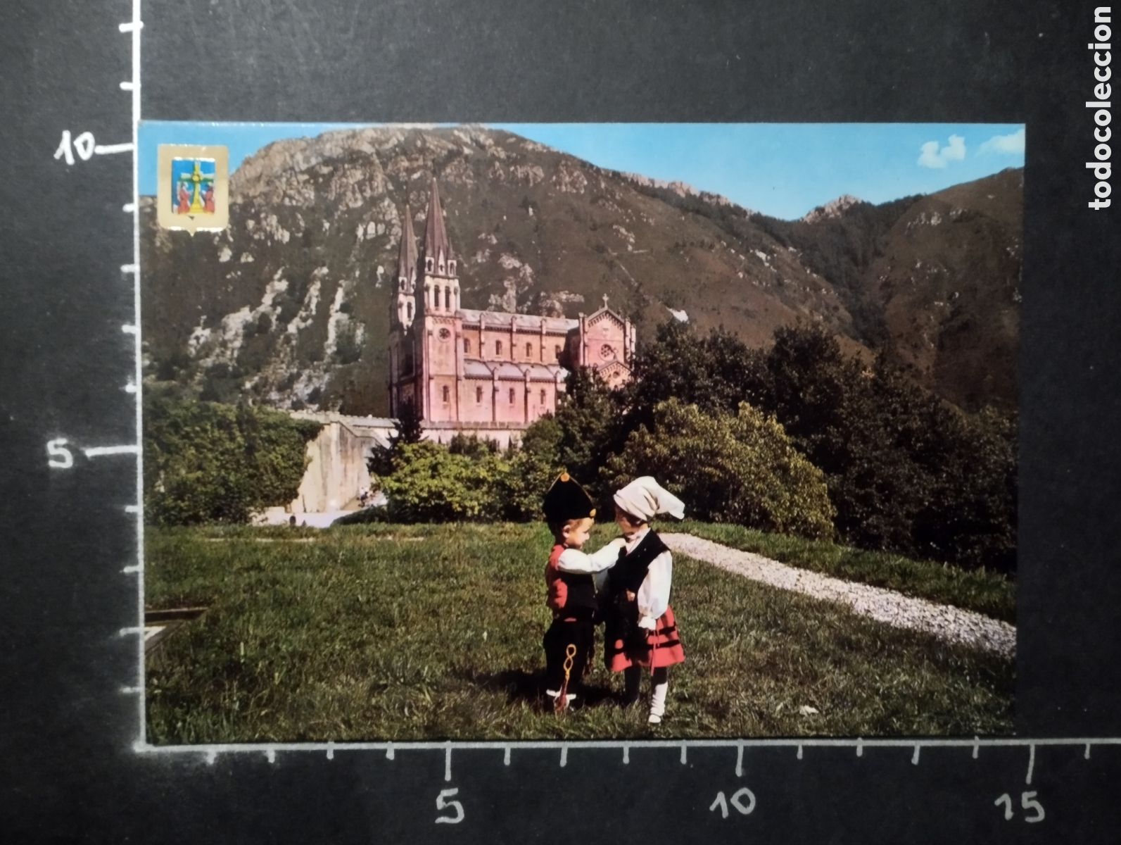 Postales: POSTAL. NI&Ntilde;OS - BAS&Iacute;LICA. COVADONGA - Foto 1