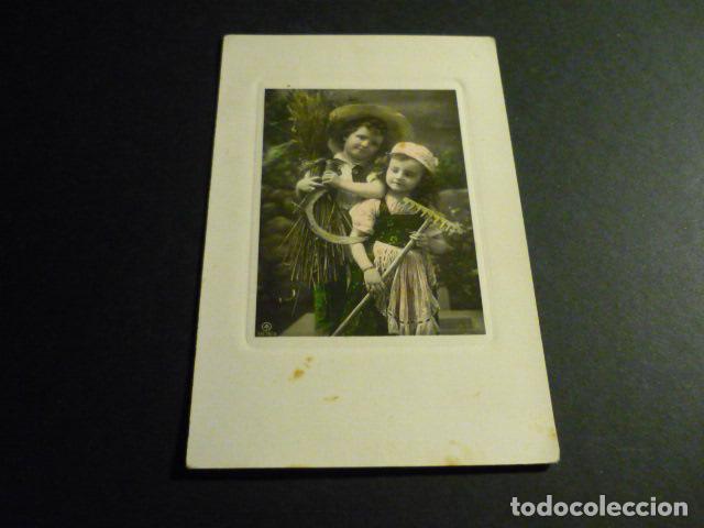 Postales: NI&Ntilde;OS CAMPESINOS POSTAL - Foto 1