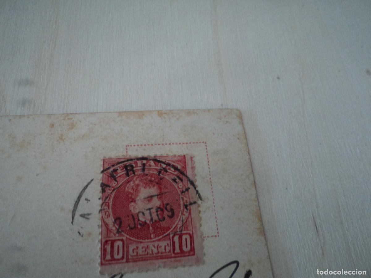 Postales: postal antigua, circulada sello alfonso - Foto 3