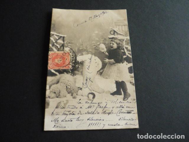 Postales: NI&Ntilde;A EN LA NIEVE POSTAL - Foto 1