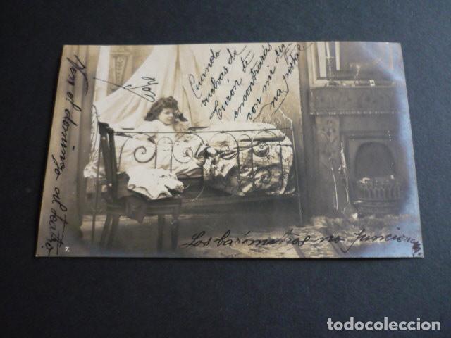 Postales: NI&Ntilde;A EN DORMITORIO POSTAL - Foto 1