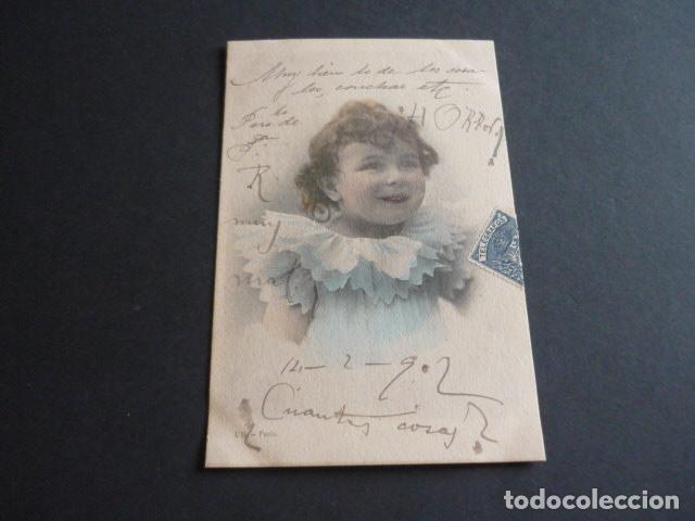 Postales: NI&Ntilde;A SONRIENDO POSTAL - Foto 1
