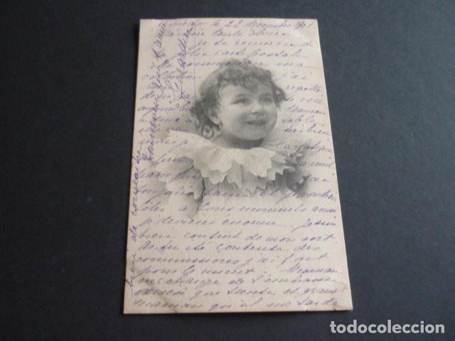 Postales: NI&Ntilde;A SONRIENDO POSTAL - Foto 1