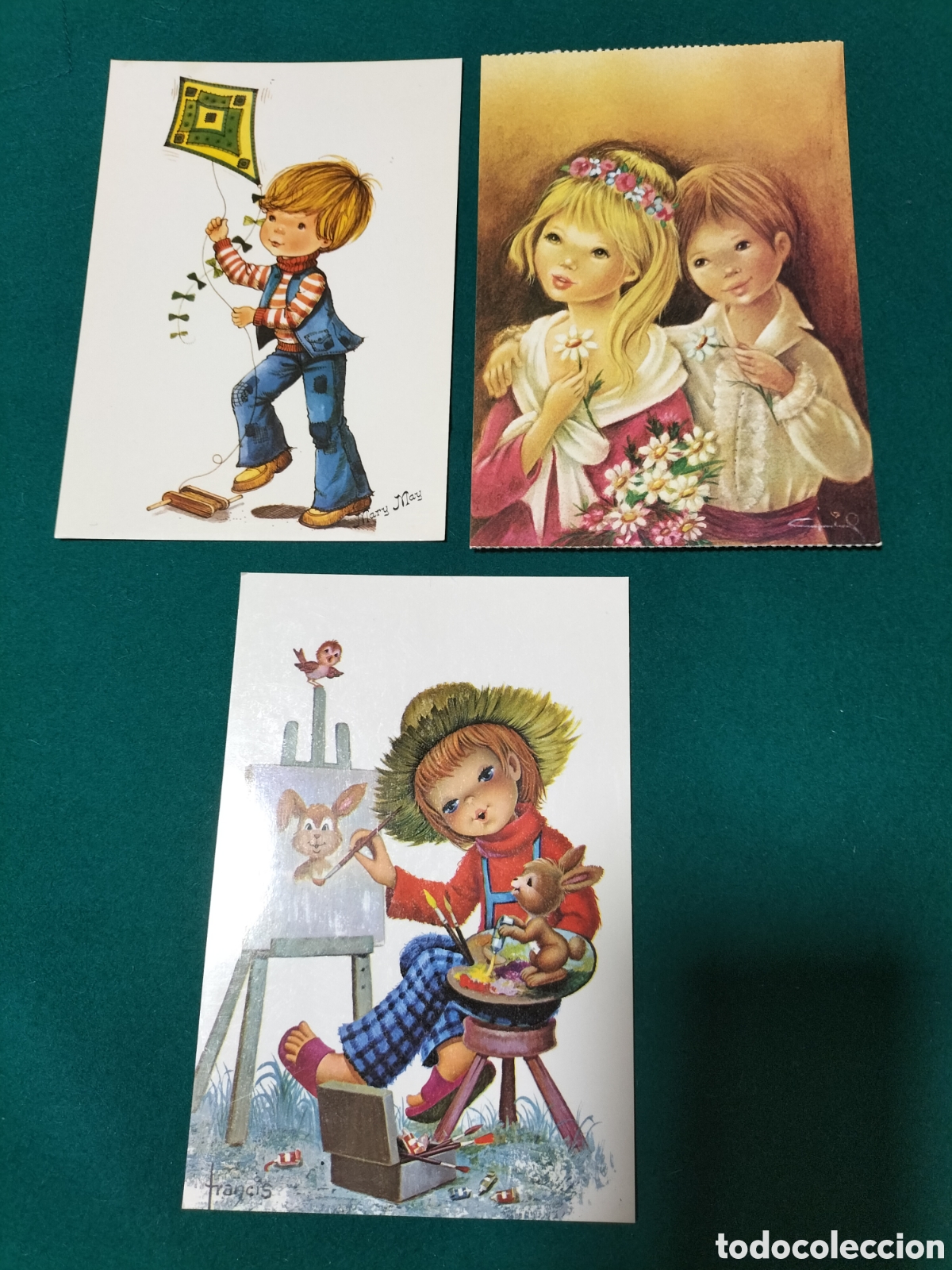 Postales: Tres postales infantiles - Foto 1