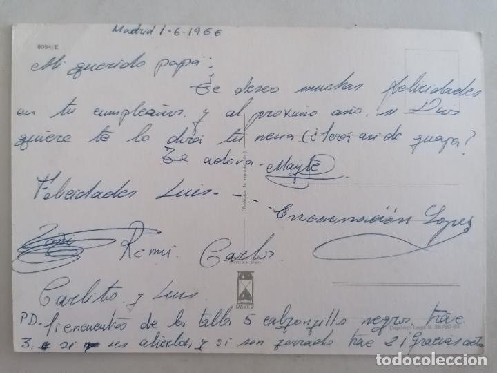 Postales: POSTAL NI&Ntilde;O, ESCRITA 1966 - Foto 2