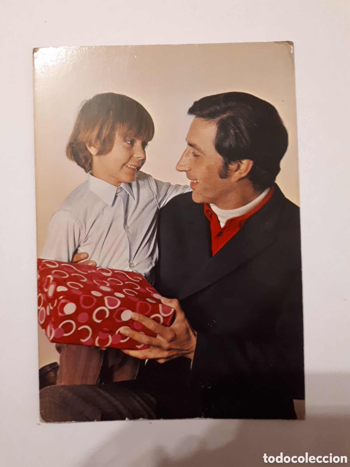 Postales: PADRE E HIJO. POSTAL A&Ntilde;OS 60 - Foto 1