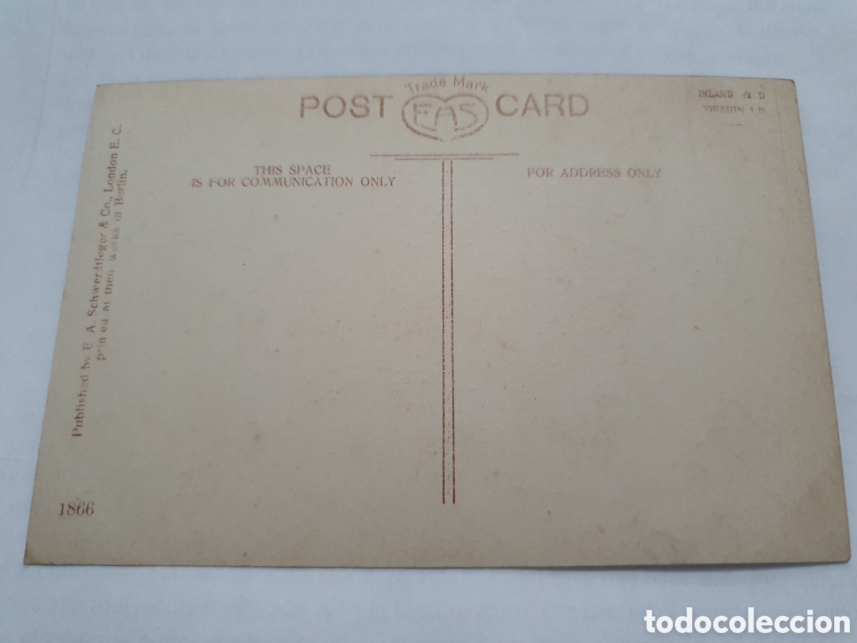 Postales: Antigua postal coloreada madre e hija. (L10) - Foto 2