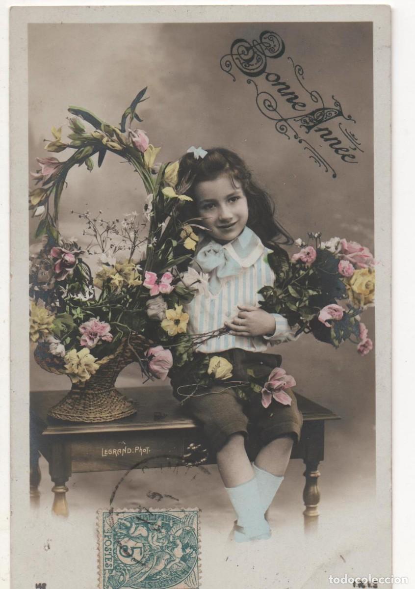 Postales: Postal francesa principios del XX- circulada- - Foto 1