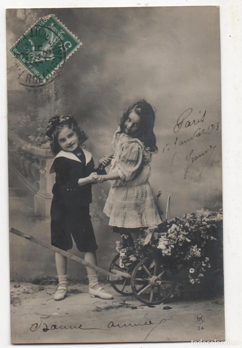 Postales: Postal francesa principios del XX- escrita- - Foto 1