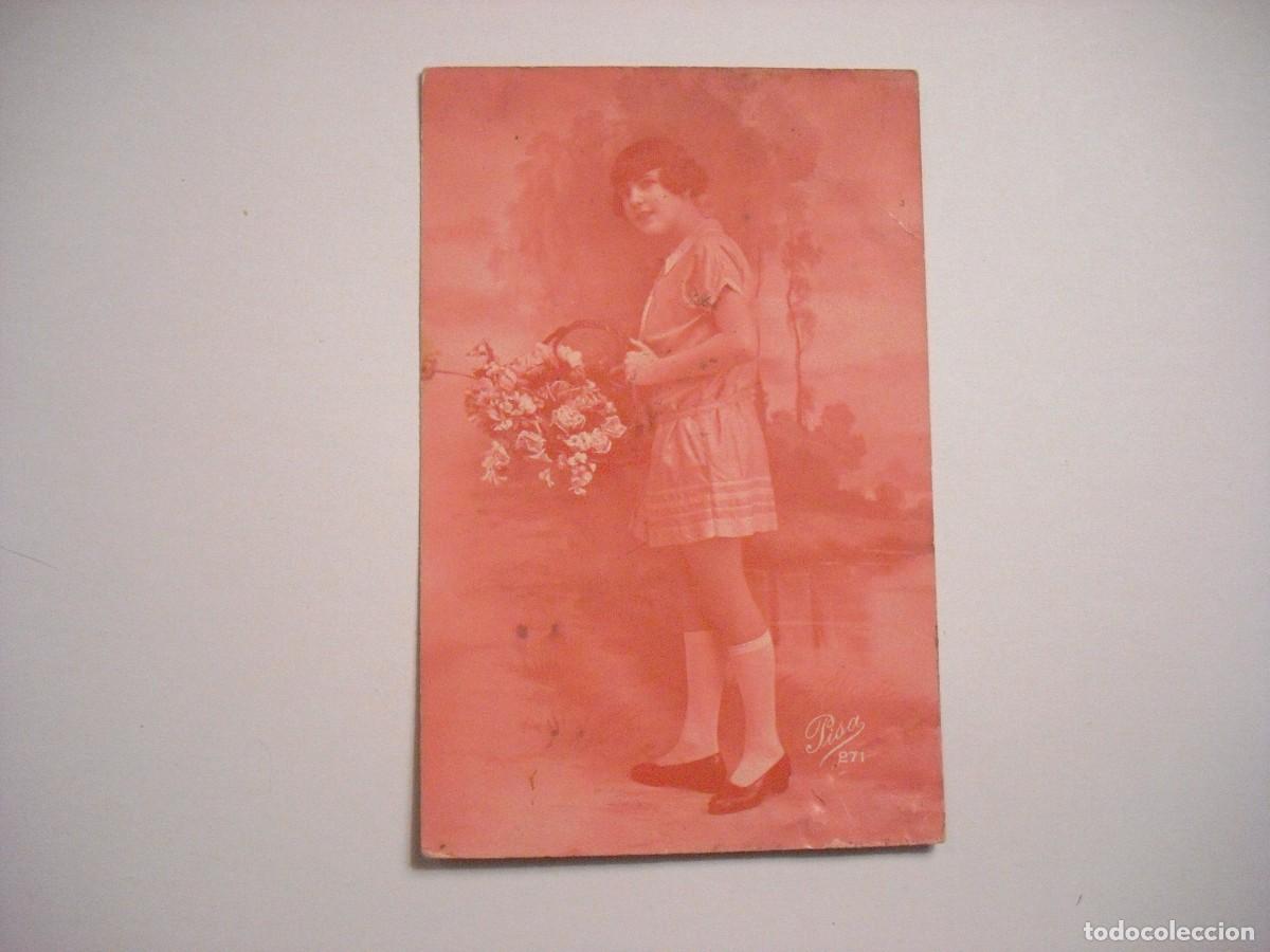 Postales: ANTIGUA POSTAL DE NI&Ntilde;A, ESCRITA 1930 - Foto 1