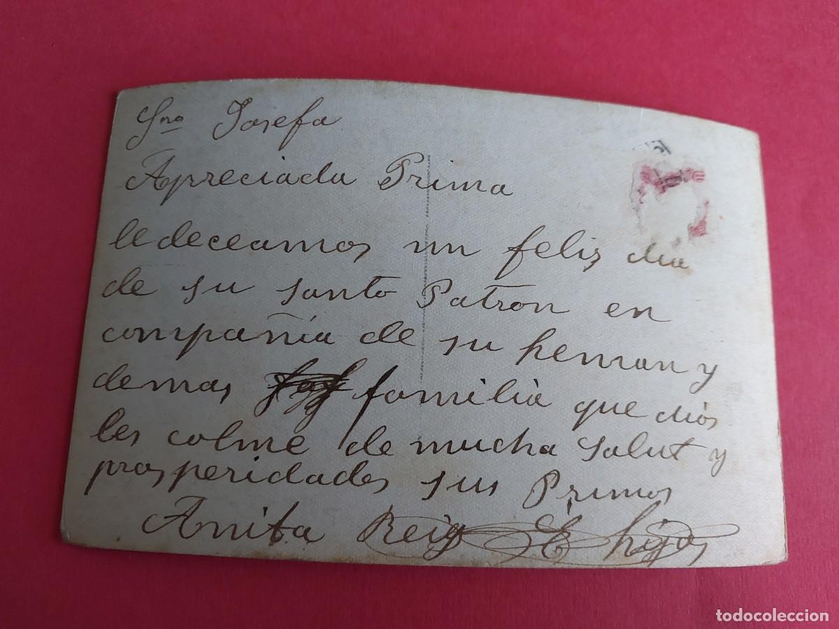 Postales: Antiguas Postal Ni&ntilde;o Escrita - Foto 2