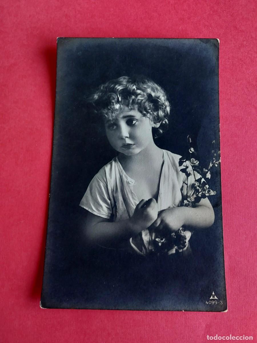 Postales: Antiguas Postal Ni&ntilde;o No Escrita - Foto 1