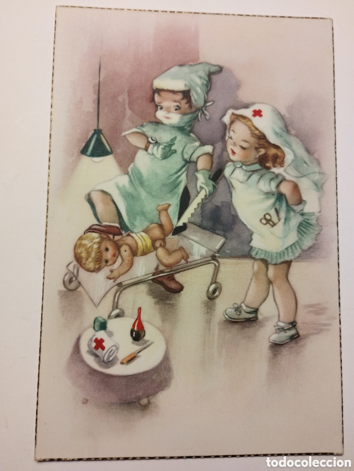 Postales: POSTAL NI&Ntilde;OS ENFERMEROS - Foto 1