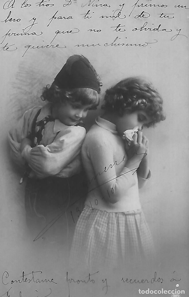 Postales: ANTIGUA POSTAL-PAREJA CON PROBLEMAS (1910) - Foto 1