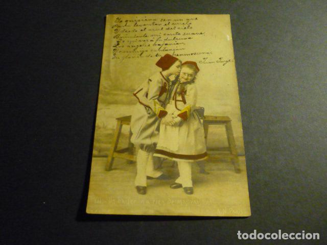 Postales: NI&Ntilde;OS ELEGANTES ANTIGUA POSTAL - Foto 1