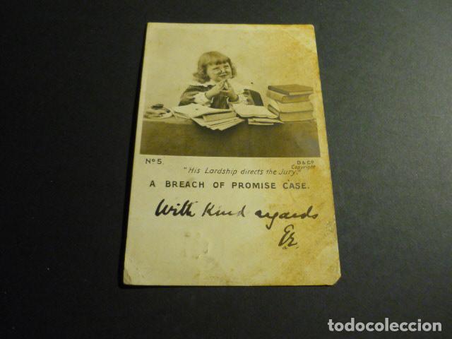 Postales: NI&Ntilde;O JUEZ ANTIGUA POSTAL - Foto 1