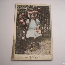 Postales: ANTIGUA POSTAL DE NIÑA. CIRCULADA 1907