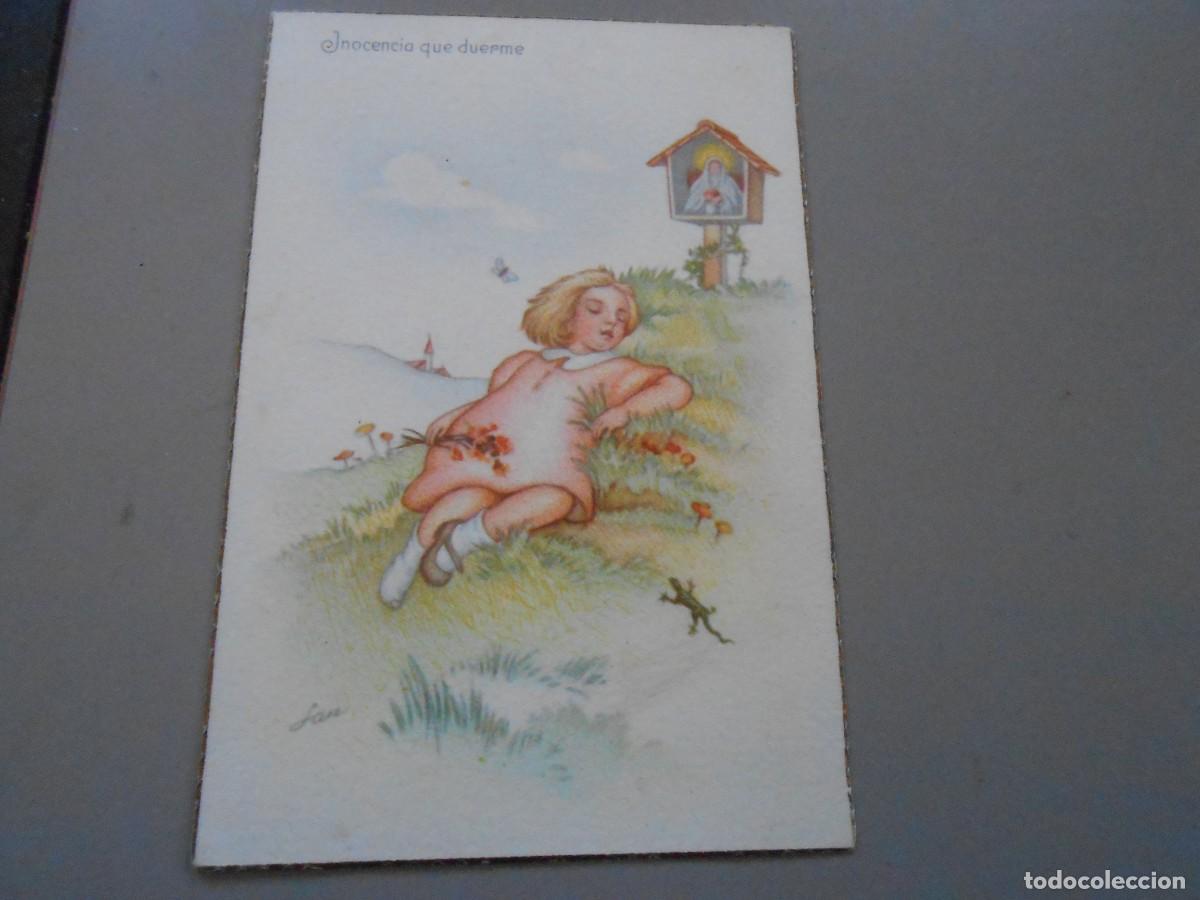 Postales: Postal INOCENCIA QUE DUERME - Foto 1