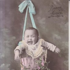 Postales: FELICITACION INFANTIL NIÑOS NO QUIERO 1911 POSTAL CIRCULADA