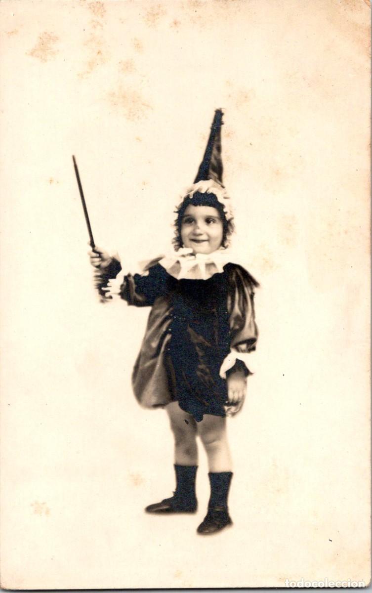 Postcards: Emilito - Carnaval 1918 - &iexcl;&iexcl;Abracadabra Patas de Cabra!! &ldquo;Ojos de sapo, patas de rana... - 137x87mm