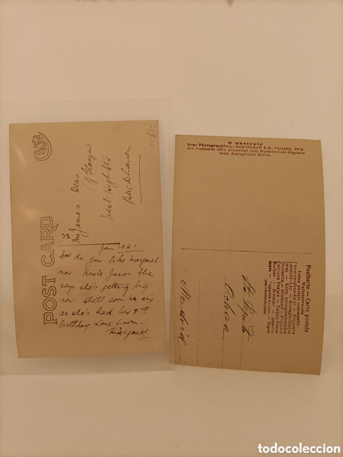 Postales: Lote de 10 postales de principios del veinte. - Foto 6