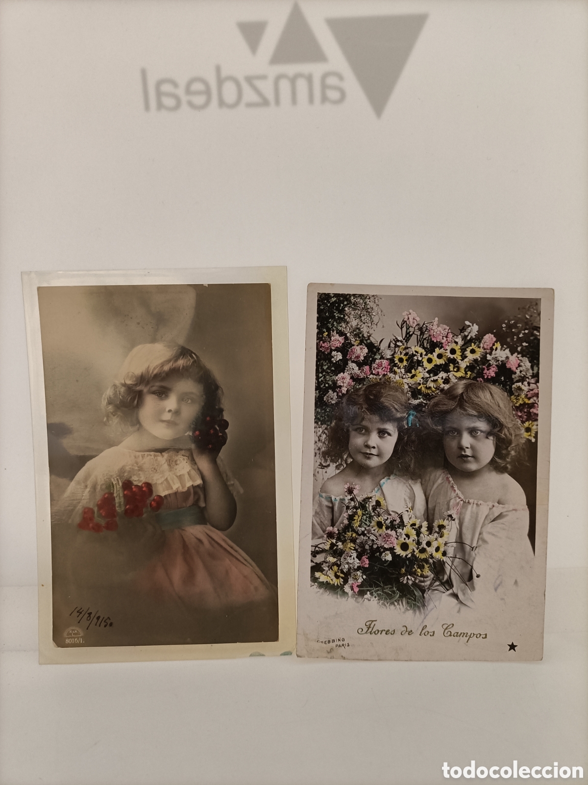 Postales: Lote de 10 postales de principios del veinte. - Foto 7