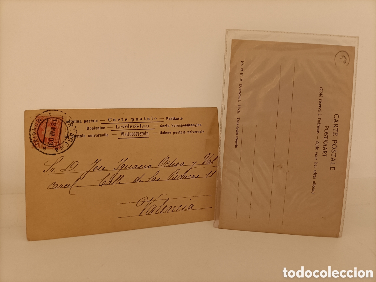 Postales: Lote de 10 postales de principios del veinte. - Foto 10