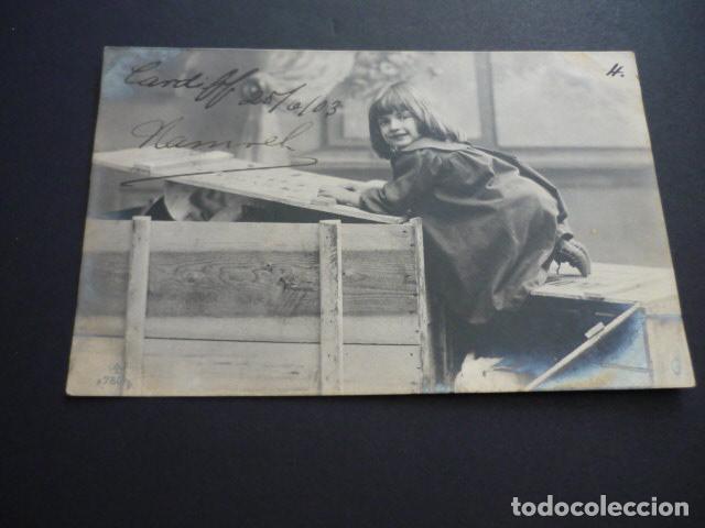 Postales: NI&Ntilde;OS EN CAJAS POSTAL - Foto 1