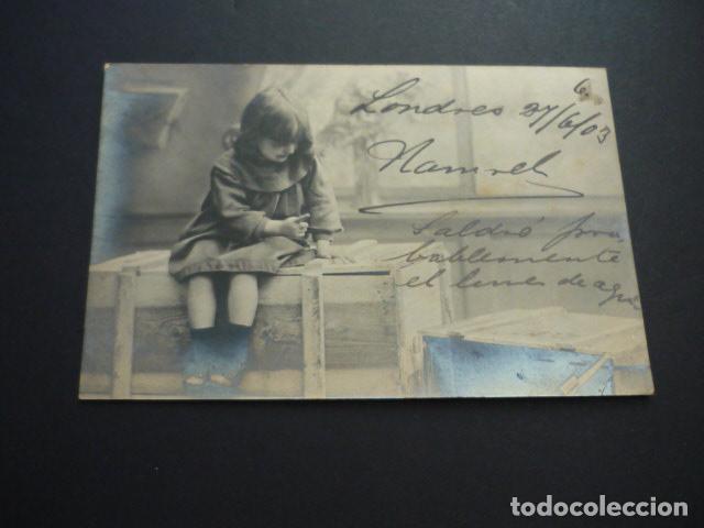 Postales: NI&Ntilde;OS EN CAJAS POSTAL - Foto 1