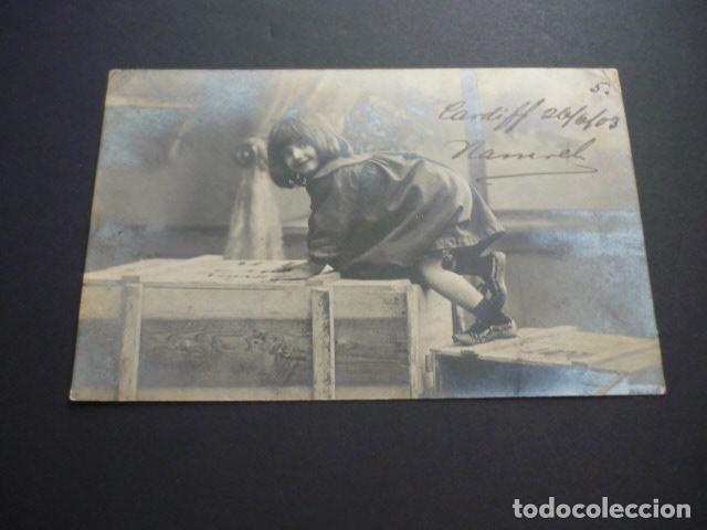 Postales: NI&Ntilde;OS EN CAJAS POSTAL - Foto 1